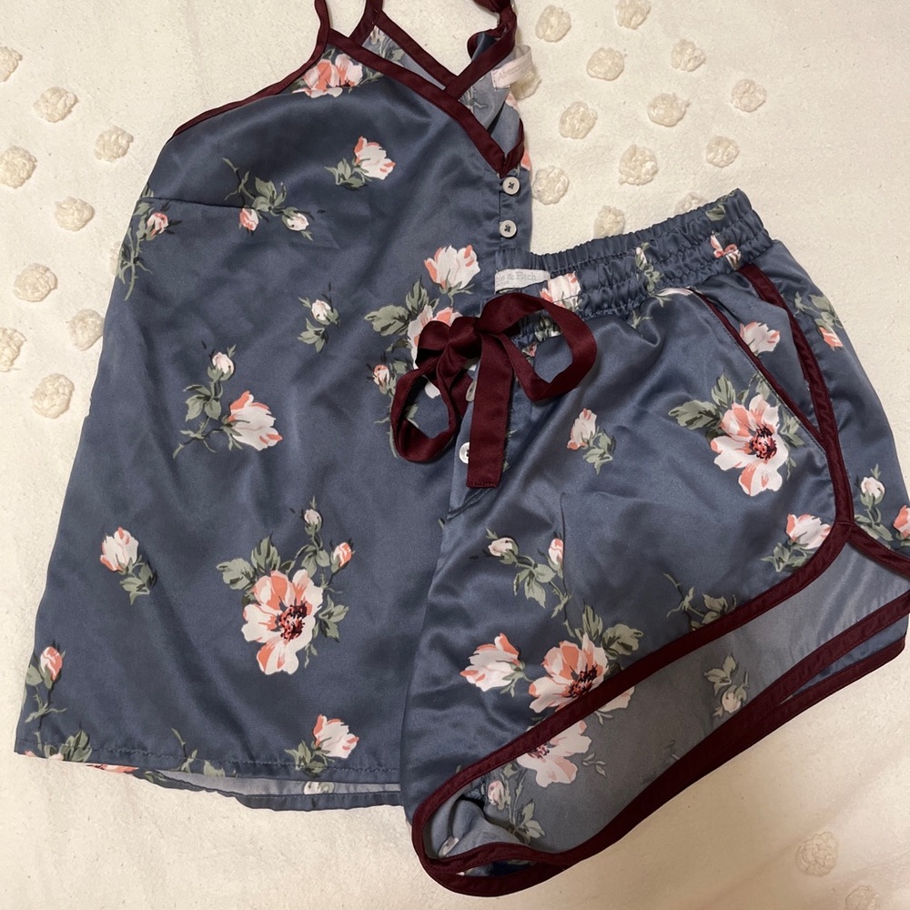 Abercrombie and Fitch Satin Pj Set